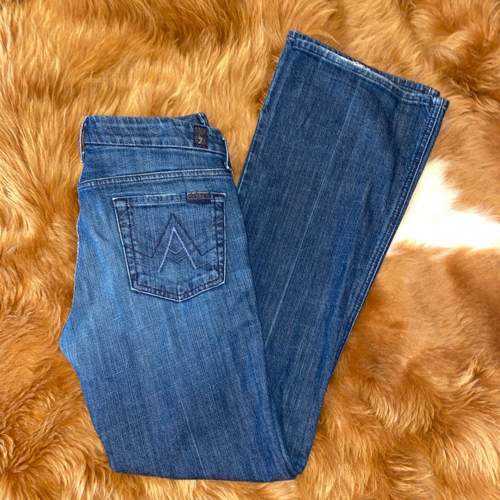 7 For All Mankind “A” pocket jeans.